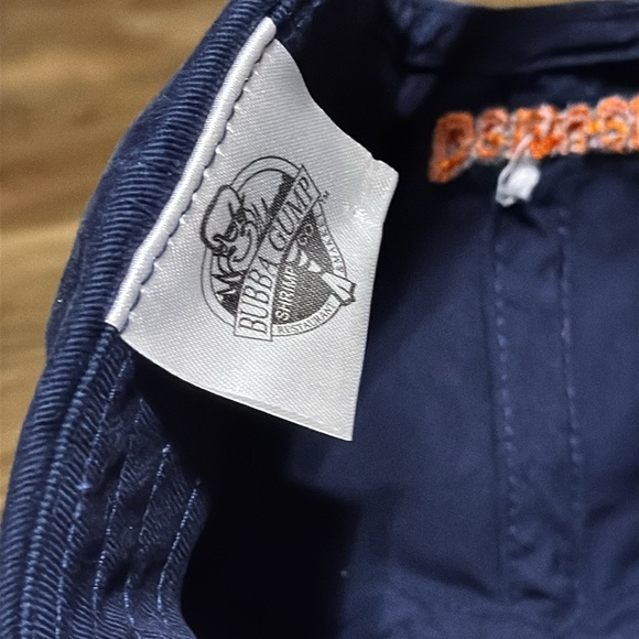 Bubba Gump Shrimp Co. Restaurant Navy Cap Hat Denver Colorado Adjustable - Picture 4 of 6